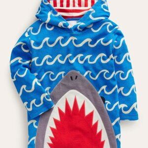 NWT Mini Boden Appliqué Towelling Throw-on